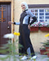 Midnight Fusion Full Front Open Jilbab